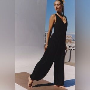 FREE PEOPLE Breezy Day One Piece Jumpsuit. Sz M NWT. Very soft material.